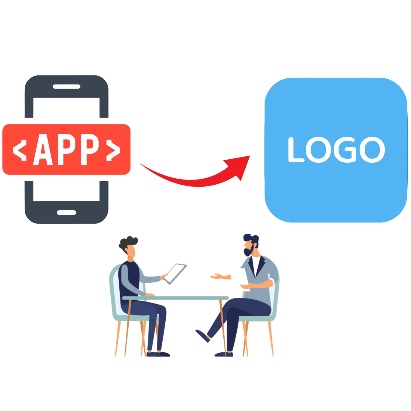 ブランドロゴApp作成